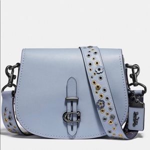 NWT  COACH Saddle Bag with Scattered Rivets